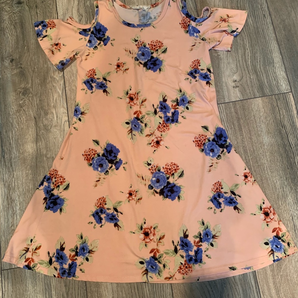 Between Pink Floral Dress